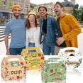 thumbnail image 3 of 12 - Piece Happy Sukkot Party Decoration Boxes, 3 of 6
