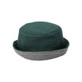 thumbnail image 1 of Chapeau Réversible en Polaire, Vert Foncé Gris Moyen, 1 of 1