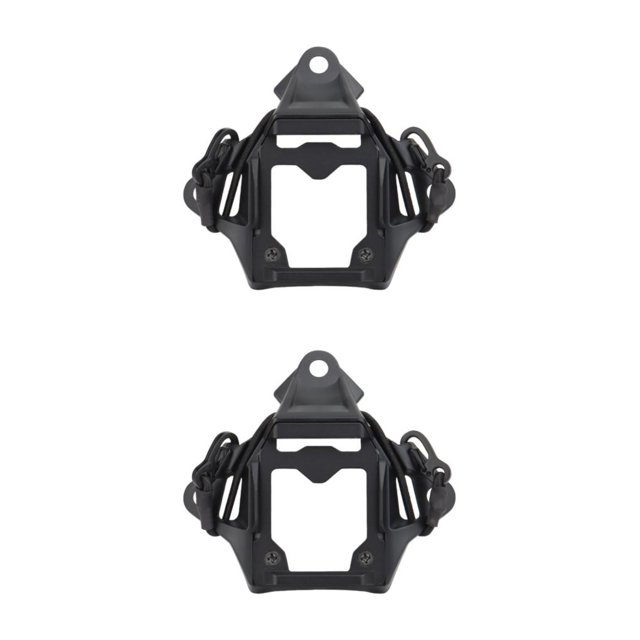 relayinert Adaptateur de Base Montage Sécurisé Accessoire Résilient Extérieur Noir 10x2.5x9cm 2Set