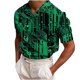 thumbnail image 1 of Camisetas con Cuello en V Hombres de Moda Impresa de Manga Corta, Camiseta Casual con Cuello en V para la Primavera Y el Uso Diario, 1 of 3