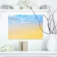 thumbnail image 1 of Smooth Sea Surf over Blue Waters - Seashore Canvas Art Print, 1 of 3