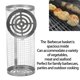 thumbnail image 4 of Cesta para Barbacoa Conveniente Durable Cocción Rodante Cesta para Barbacoa Usada Rejilla Abierta Portátil Rejilla Abierta Resistente Al óxido Cilindro de Malla de Alambre de ANGGREK  Otros, 4 of 8