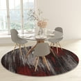 thumbnail image 3 of Masada Rugs Masada Rugs 7'x7' Round Modern Contemporary Round Area Rug in Red, Gray and Black, 3 of 10