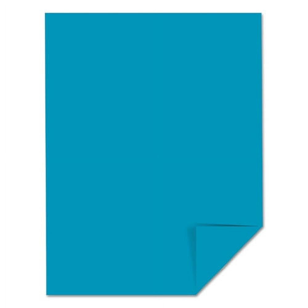 Color Cardstock, 65 Lb, 8.5 X 11, Celestial Blue, 250/pack | Bundle of 2 Packs