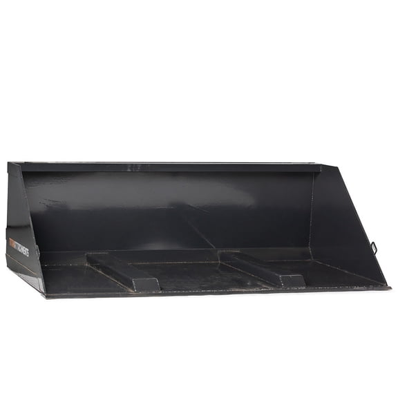 Titan Attachments Fork Mounted Telehandler Dirt Bucket, 92" Wide, 1.64 Cu Yd Capacity, Reinforced Grade 50 Structural Steel