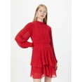 thumbnail image 1 of Ever New Robe Plissée Ligne A Col Montant Rouge Taille 2, 1 of 1