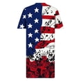 thumbnail image 5 of Erwazi Summer Plus Size Dresses for Women 4th Of July Printed Crew Neck Sleeveless Ankle Length Dress Celebrations Outdoor Parties Activities Casual Dresses, 5 of 8