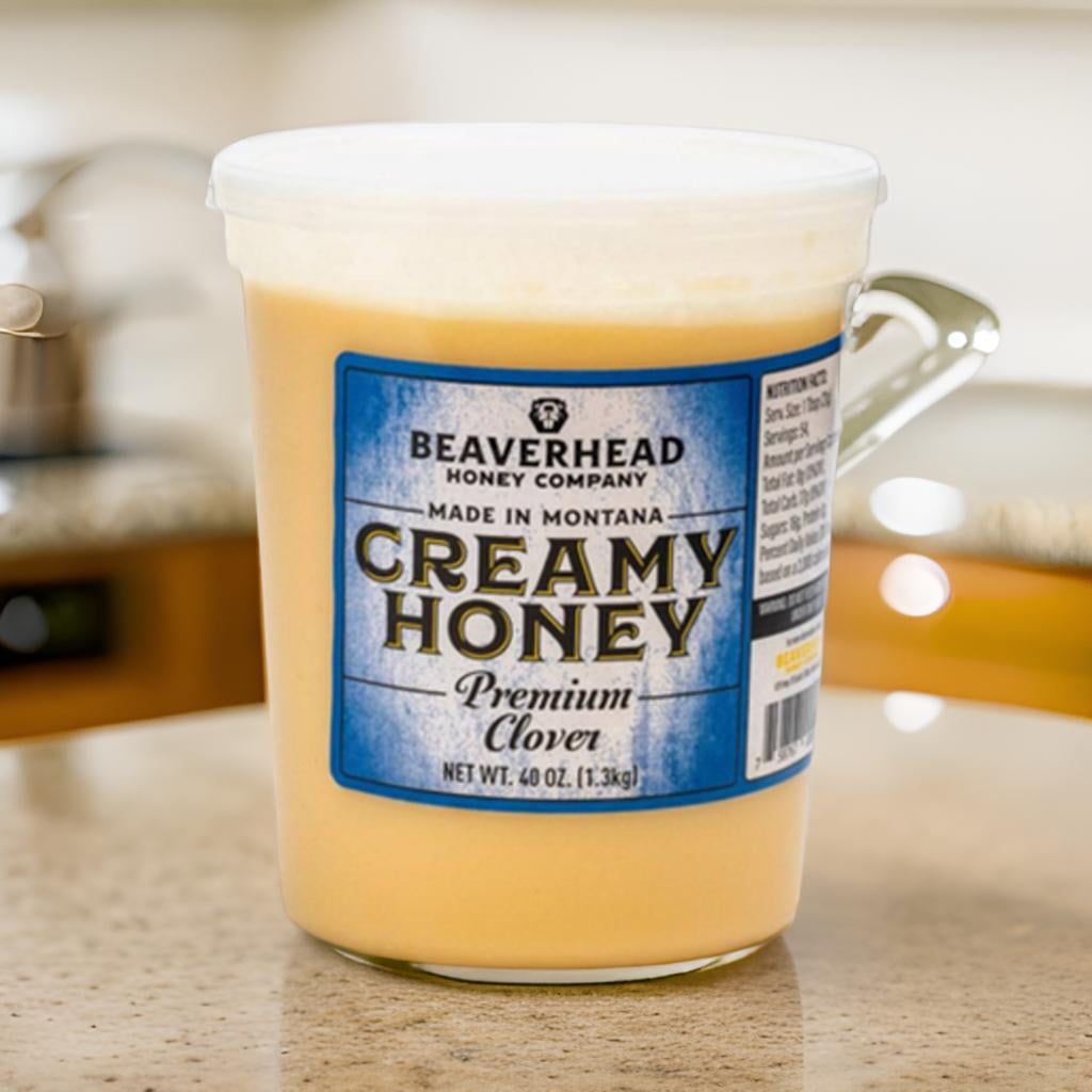 Beaverhead Creamy Clover Honey Tub 40 oz.