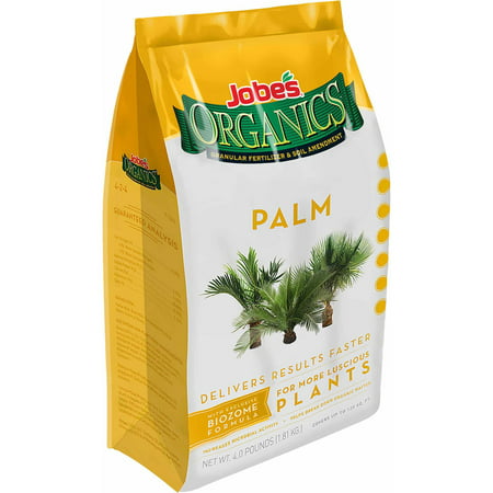 Jobe's Organics Palm Fertilizer, 4 lbs (Best Fertilizer For Palm Trees)