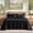 Black, variant on SoComfy by Bedelite Flannel Sheets - Super Soft Fleece Sheets Set Fluffy Extra Plush