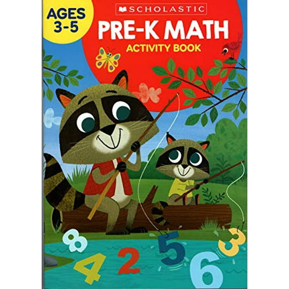 Pre-Owned Scholastic - Pre - K Math - Educational Workbooks Ages 3 - 5, 9781338678796, Paperback,