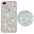 thumbnail image 2 of for iPhone 14 Pro Max Glitter Case, Cute Bling Sparkle Shiny Slim Soft Silicone Reflective Clear TPU Bumper Women Girls Shockproof Protective Phone Case for iPhone 14 Pro Max, Blue, 2 of 7