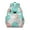 Greenish-blue-14, variant on Mystical Goth Students Backpack with Witchy Astrology Sun, Moon, and Golden Star Print, Gothic Celestial Spiritual Design, Adjustable Straps and Large Capacity