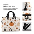 thumbnail image 4 of FORMRS 16" Laptop Bag Carrying Sleeve Case with Handle Travel Shoulder Briefcase, Hand Drawn Pumpkin, 4 of 8