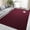Burgundy Red, variant on 5x7 Area Rugs for Bedroom Living Room, Burgundy Red Soft Thickened Memory Foam Carpet, Non-Slip Washable Indoor Modern Minimalist Shaggy Rug for Boys Girls Dorm Home Decor