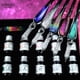thumbnail image 2 of DINGYI Starry Sky Crystal Glass Fountain Pen Glitter Ink Dip Pen Set Signature Pen Gift Box Handmade Students Supplies He Qiyong unisex, 2 of 2