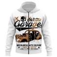 thumbnail image 1 of Sudadera con capucha y cremallera para hombre y mujer, ropa de calle con estampado 3D de calavera, estilo Harajuku, informal, primavera y otoño, 2024, 1 of 6