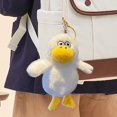 thumbnail image 6 of Kokiya Duck Plush Keychain Duck Stuffed Animal Backpack Pendant, Keyring Charm Lovely White, 6 of 9