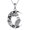 Eagle Necklace with Moon, variant on 925 Sterling Silver Cat/Bat Moon Pendant Necklace Moon Pendant for Her, Gothic Necklace Crescent Jewelry Gifts 18+2 Inch