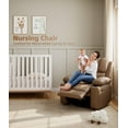 thumbnail image 4 of IDEALHOUSE Sofa Bed Recliner Chair 1.5X Thick Cushion, Manual PU Reclining Lounge with Cup Holders, Side Pocket, Modern Sofa for Living Room Bedroom, Optional Swivel or Massage, 4 of 8