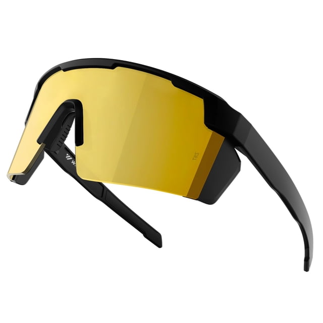 Gafas de Sol WISTON XL Z87 para Cabezas Grandes y Anchas UV400 Doradas