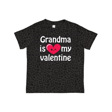 

Inktastic Grandma is My Valentine Gift Toddler Boy or Toddler Girl T-Shirt