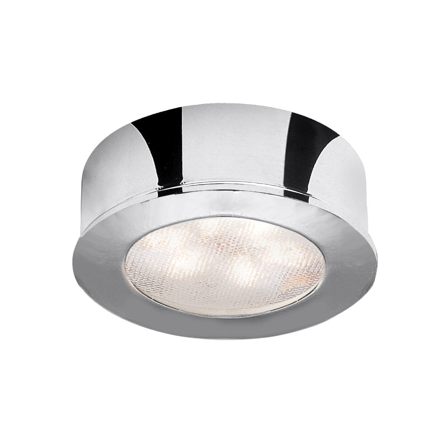 Brushed Nickel HR-LED87S-BN WAC Square LED Button Light 2700K Warm White 