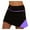 Purple, variant on IROINNID Women's Skirt Tie Lined Pants Sport Pants Yoga Pants Plus Size Skirt Short Comfort Waist Mini Solid Color Skirt