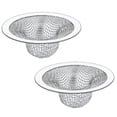 thumbnail image 1 of Colador de desagüe Seatery, 7 cm, acero inoxidable, recogedor de pelo, 2 unidades, 1 of 7