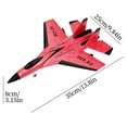 thumbnail image 3 of 2024 Newest Remote Control Wireless Airplane Toy with Lights, Su-35 Rc Glider 2 Channel 2.4 GHZ Remote Control Planes, Outdoor Foam Rc Aircraft for Hobby Rc Airplanes, 3 of 9