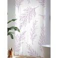 thumbnail image 4 of Sheer Curtains 84 Inches Long, Pink Purple Tree Branches Semi Sheer Curtains Light Filtering Window Treatment, Farmhouse Nature Botanical Privacy Voile Drapes for Living Room Bedroom 52x84 Inch, 4 of 7