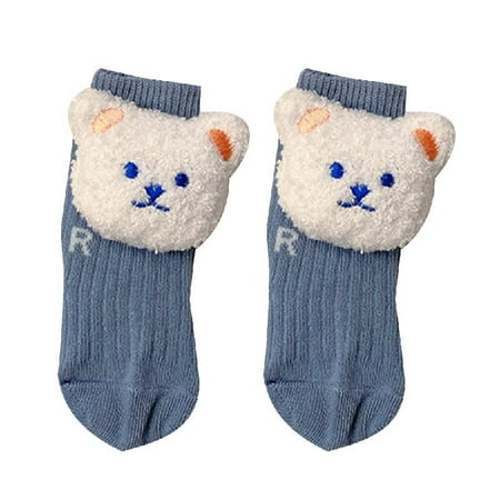 

CHAOMA Knitted Winter Socks Baby Cotton Short Socks Unisex Stockings for Newborn