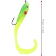 thumbnail image 3 of Señuelos artificiales (verde), 5 uds., señuelos falsos, señuelos blandos, señuelos para pesca al aire libre, 3 of 5