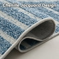 thumbnail image 7 of VUNATE 5'x7' Area Rugs for Living Room Jacquard Textured Modern Rugs Soft Geometric Rug for Bedroom Mid Century Washable Rug Non-Slip Bohemian Carpet Perfect for Dining Room Office Blue, 7 of 7