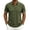 Army Green, variant on aidice Mens Zipper Collared Shirts Breathable Casual Short Sleeve Cycling Lightweight Loose Summer Golf Shirts