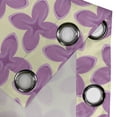 thumbnail image 3 of Ambesonne Valentine Grommet Curtain Single Panel, Fresh Floret Buds, 50"x60", Yellow Violet, 3 of 5