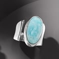 thumbnail image 6 of Ross-Simons Larimar Wrap Ring in Sterling Silver, Women's, Adult, 6 of 7