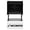 Black, variant on Vivid Stamp Vaccinated (check) Medical Self-Inking Rubber Stamps (Blue Ink) - Q-200