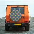thumbnail image 6 of Salouo Cute Turtle Print Spare Tire Cover 14-17 inch Spare Tire Protector Universal Tough Tire Wheel Cover for Trailer SUV and Truck-17 inch, 6 of 6