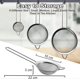 thumbnail image 4 of Fine Mesh Strainers with Durable Mesh and Sturdy Handle, Excellent for Sifting Dry Ingredients, Flour, Pastas, Rice, Tea 10cm, 4 of 4