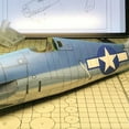 thumbnail image 2 of Ensemble de Modèles d'Avion en Papier à Échelle Précise Grumman F6F-3 Hellcat Fighter DIY Collection pour les Passionnés, 2 of 10