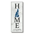 thumbnail image 1 of Dexsa New Hampshire Home Wood Plaque with Inspiring Quote 6 inx 15 3/4 in - Hangs on Wall, 1 of 2