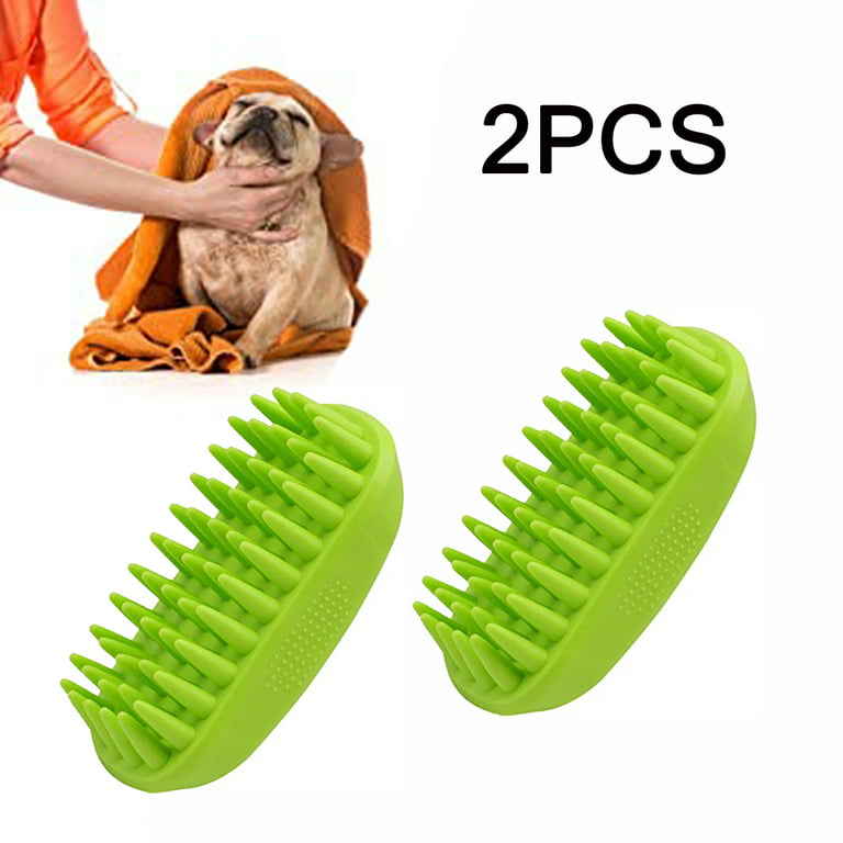 Silicone Pet Bath Brush Dog SPA Massage Comb Dogs Cats Shower Hair Grooming  Comb Dog Cleaning Brush Pet Supplies