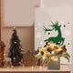 thumbnail image 5 of Adornos navideños, mini árbol de Navidad de 25 cm, ideal para escritorio, decoración de festivales, escaparate, con guirnaldas de luces para realzar el ambiente festivo., 5 of 6