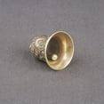 thumbnail image 2 of PAMINGONO Mini Bell for Crafts 1Pack Golden Brass with Embossment Bell Decor for Keychain, 2 of 8