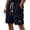 Navy, variant on Qicasul Men's Waffle Knit Casual Shorts, Breathable Lightweight Summer Sports Shorts with Elastic Waistband,Grey,XXXXL