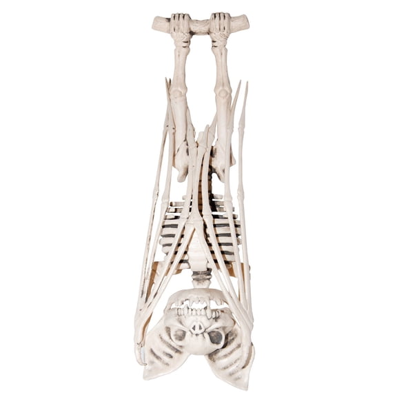 Bat Skeleton Halloween Prop Decoration, White