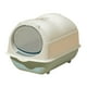 thumbnail image 3 of Caja de arena para gatos con tapa y capucha, inodoro completamente cerrado, arena grande para gatos Gris claro, 3 of 9