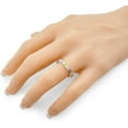 thumbnail image 5 of Nana Princess Channel Set 1-6 Mothers Day 10k Yellow Gold Birthstone Rings for Women, Size 5.5, Stone 3, 5 of 7