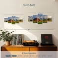 thumbnail image 3 of Elephant Stock Grand Teton National Park Wyoming Wall Art - Horizontal Multi Panel Canvas - Living Room Wall Decor - Architecture Multi Panel - Blue And Brown Decor By Susanne Kremer - 29" x 12", 3 of 4